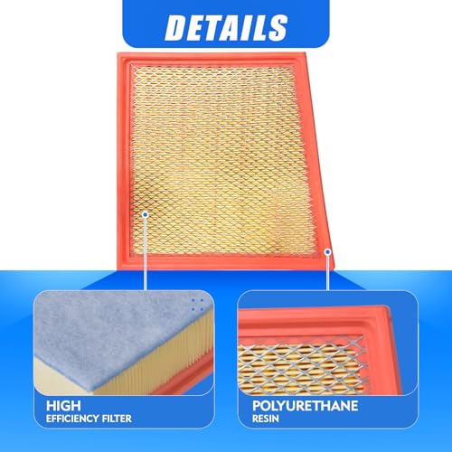 Diesel 6.6L Duramax Filter Kit for Chevy Silverado 2500HD 3500HD & GMC Sierra 2500HD 3500HD 2017-2019; Engine Air Filter A3231C, Fuel & Oil & Transmissions Filter TP1015 PF2232 29539579 by JAETHB - Image 5