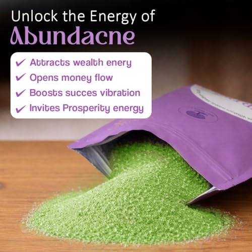 Image of Pure & Natural Abundance Spiritual Bath Salt 200g | Spiritual Bath for Prosperity, Wealth & Success | Aura Cleansing, Positive Energy & Manifestation Ritual Bath