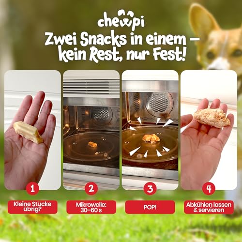 Kaukäse für Hunde L - 2er-Pack - 100% Natürliche Käsestangen für Hunde - Käseknochen Hund mit Langer Kauzeit - Unterstützt die Zahnpflege - Ideal für Starke Kauer - Chewpi