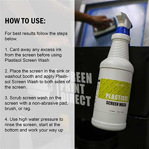 Screen Print Direct KU-ZZPJ-QGKX Ecotex® Plastisol Screen Wash thumb #5
