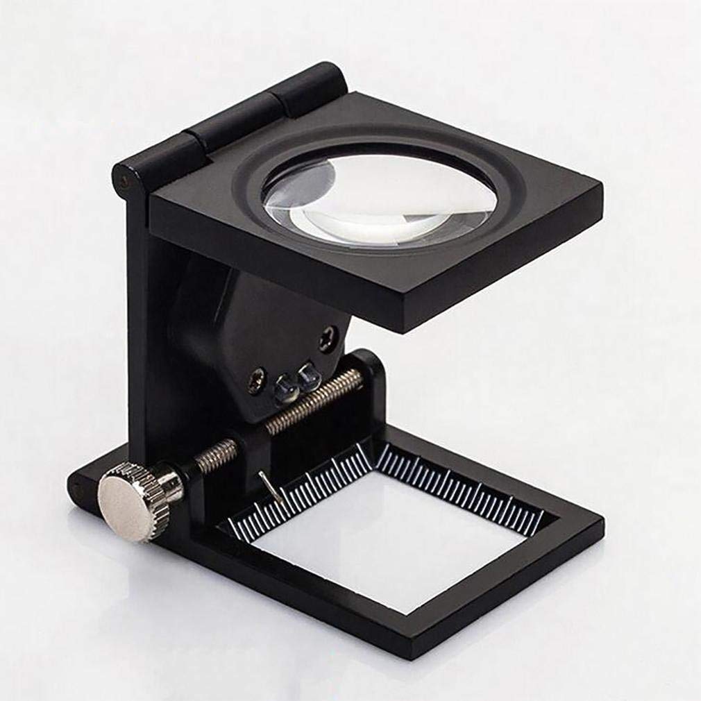 Buy Magnifier LLN10X Folding Loupe With LED Lights HandFree Standing