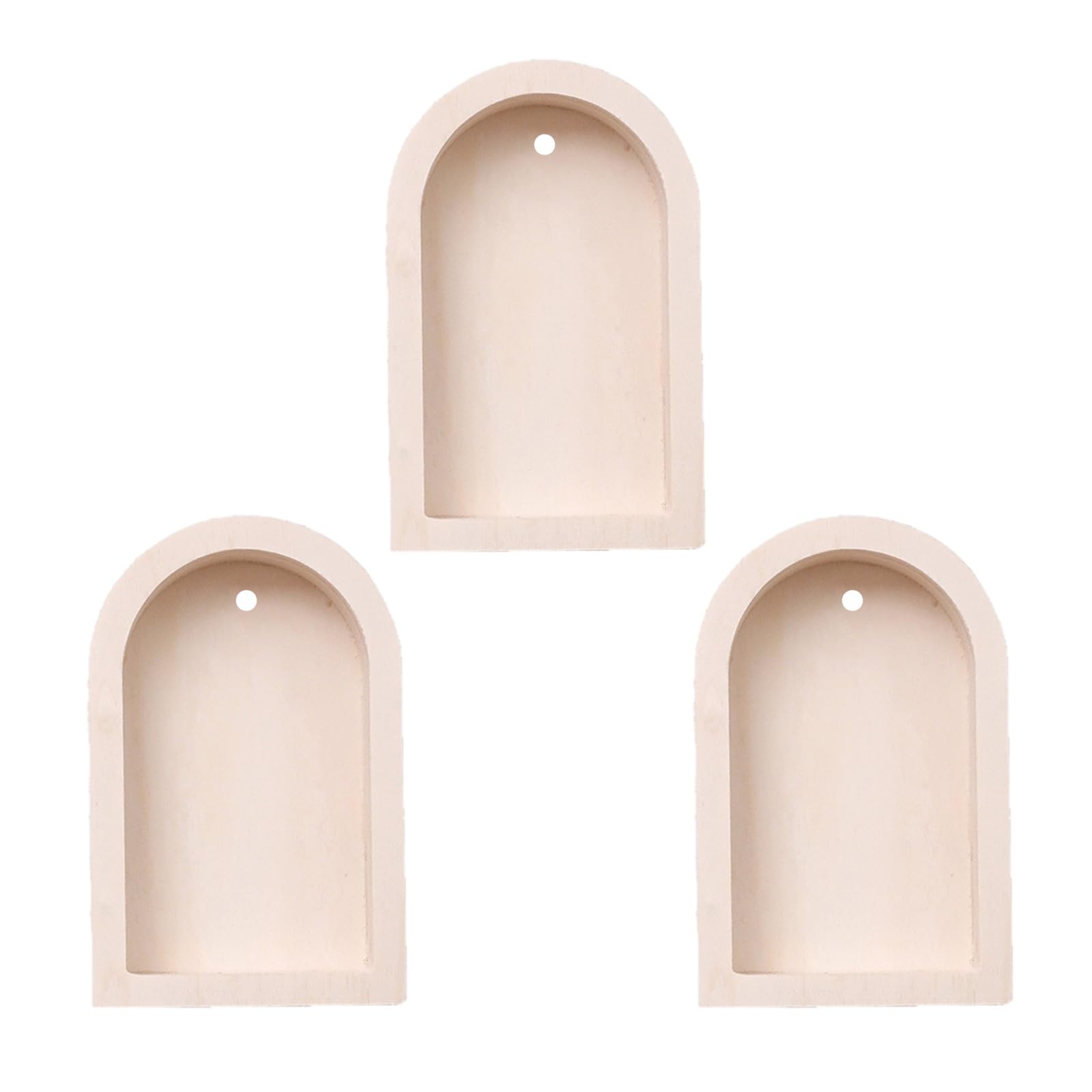 NVOQILIN Arched Door Shaped Floating Shelves, Farmhouse Display Storage Organizers Wall Decors Arched Door Wall Shelf for Bedroom Mounted Floating Shelf
