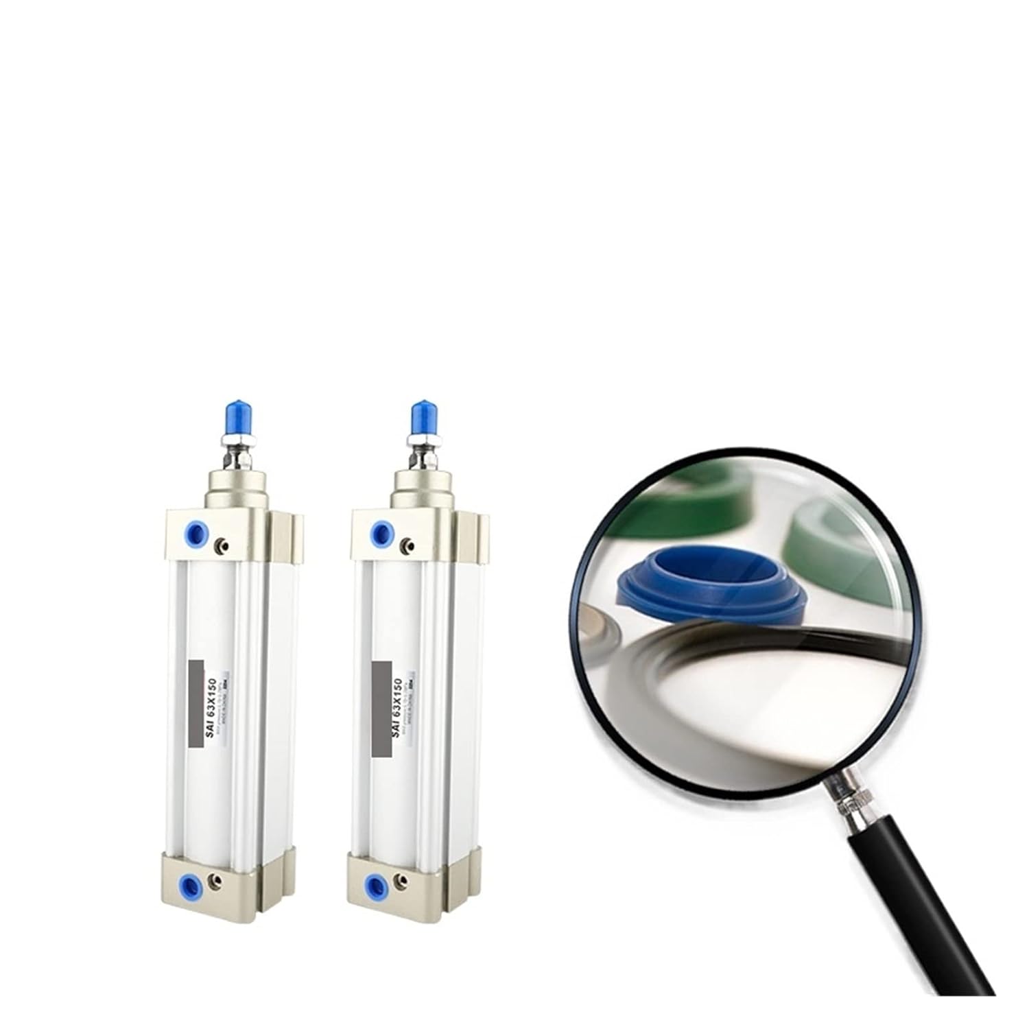 ふるさと割 空気圧シリンダー アルミニウム空気気圧 サイシリーズアルミニウム合金組み込み標準シリンダー Sai32 40 50 63 80x100 25s Size Sai100 250s Lcoo Edu In