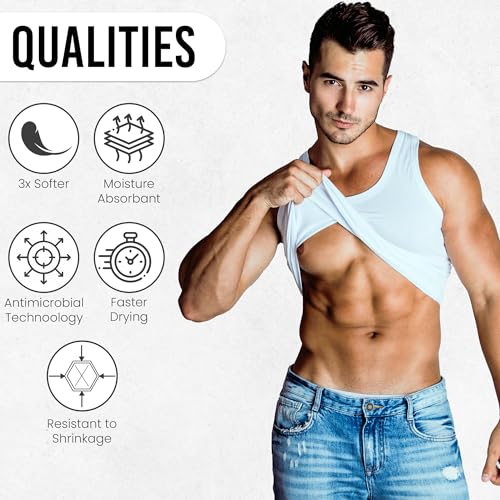 Chalecos de verano de algodón para hombre ropa interior blanca ligera sin mangas 7