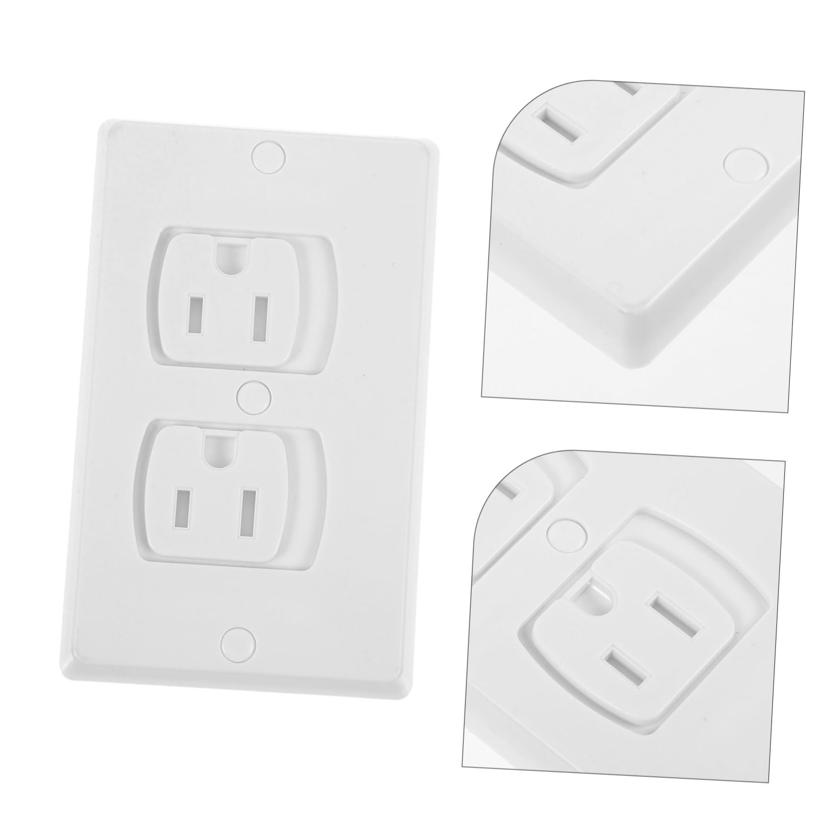 Copriprese Elettriche a Chiusura Automatica 10 Pezzi per Parete