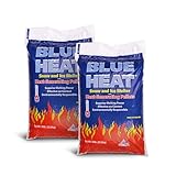 Snow Joe BH50-2PK Blue Heat Calcium Blend Professional Grade Ice Melt, Negative 25-Degree Effectiveness Melter, 100 lbs (Two 50lb Bags)