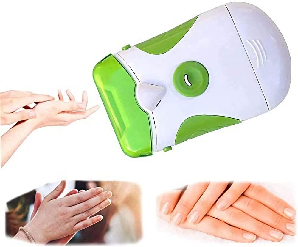 Electric Nail Cutter and Filer, Electric Nail Clippers for Elderly Thick Nail Toenails, Adults Electronic Manicure Pedicure Tool Effective Effortless Portable 2 in 1 for Home Salon2pcs