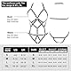 BBOHSS Damen Body Harness BH Set Punk Strap Unterwäsche Ganzkörper Strumpfband Verstellbare Größe Gothic Carnival Kleidung Zubehör (Schwarz)