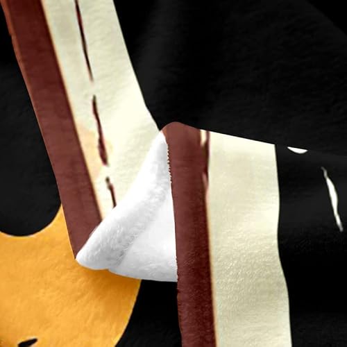 Popcorn All Season,Bed Blanket Movie Night Plush Throw Blanket, For Kids Movie Ticket Flannel Fleece Blanket Ultra Soft Decor Vintage Cinema Movie Film Theater 40"X50" #TOP4