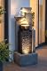 Wasserwand Arnusa Gartenbrunnen mit LED Beleuchtung und Kaskade