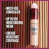 Maybelline New York Instant Anti Age Eraser multifunkcyjny korektor do twarzy z gąbeczką, maskuje zaczerwienienia, cienie i zmarszczki, 06 Neutralizer, 6,8 ml
