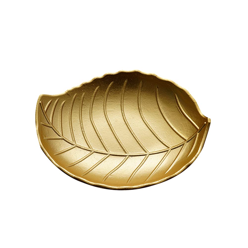 Schmuckaufbewahrungsteller – Dekorative Holzschale In Gold, Blatt- & Ananas-Design – Vielseitig Für Schmuck, Schlüssel, Kosmetik & Snacks – Perfektes Geschenk