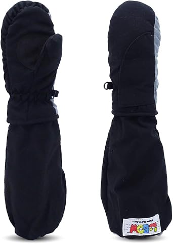 L-Bow Kids Mittens + Super Soft Easy Entry Style for Kids Mittens + Waterproof Stay On Design