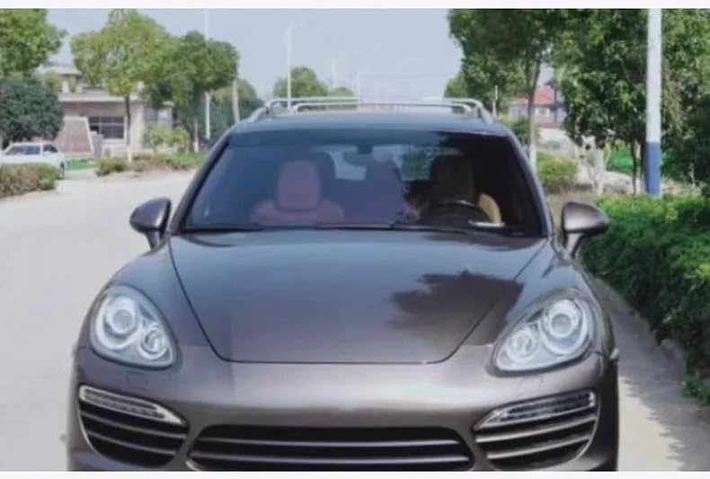 Barras de Equipaje de Aluminio Premium para Cayenne Turbo S Riel Aerodinámico 4