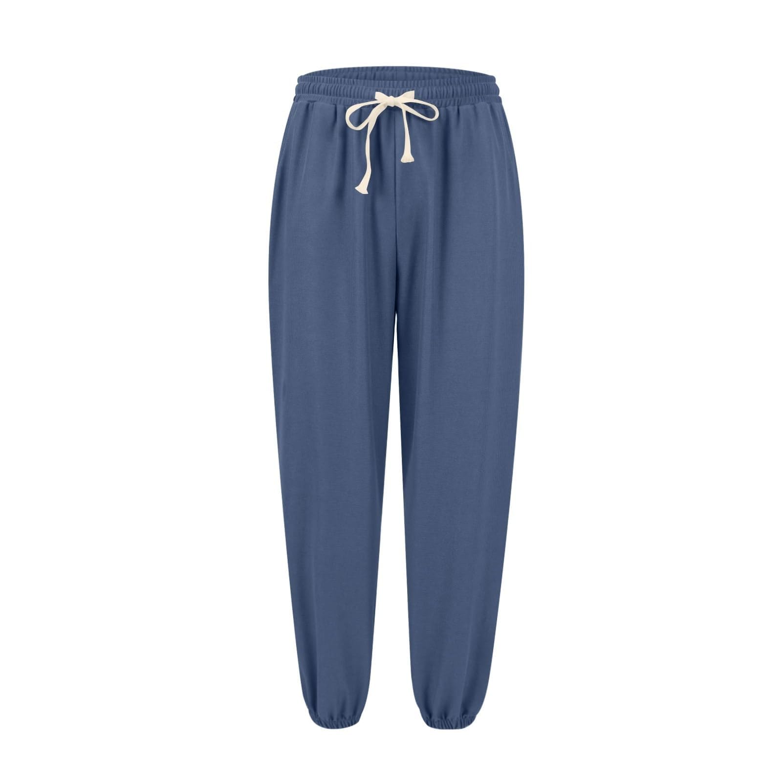 Pantaloni da jogging da uomo, lunghi, elasticizzati, con polsini