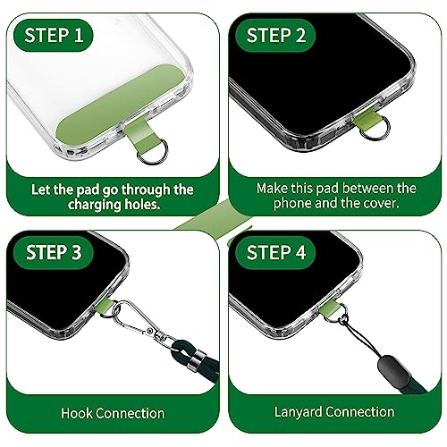 Cell Phone Lanyard 2 Pcs-1 Pcs 30"(Neck Strap×1)+8"(Wrist Strap×1) Black - Photo 52 sur 115