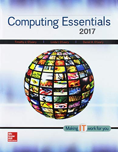 GEN COMBO COMPUTING ESSENTIALS 2017; CONNECT ACCESS CARD