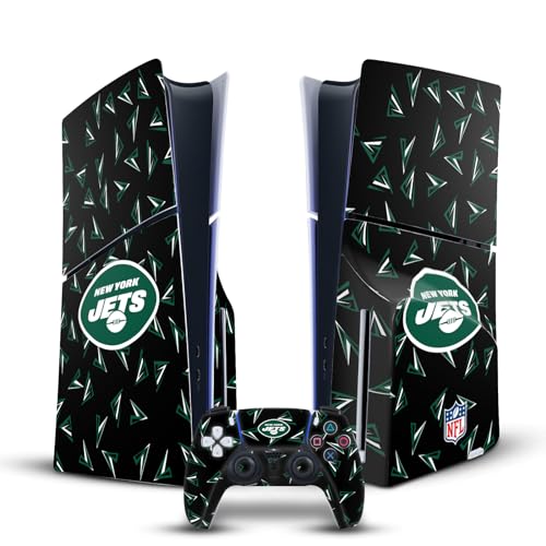 Autocollant de jeu New York Jets NFL pour personnaliser votre salon gaming PS5 Slim