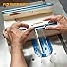 POWERTEC Table Saw Small Parts Crosscut Sled Kit w/Blade Guard, Aluminum Miter Bar, Miter Slot Stop & MDF Zero-Clearance Fence Support for Woodworking (71590)