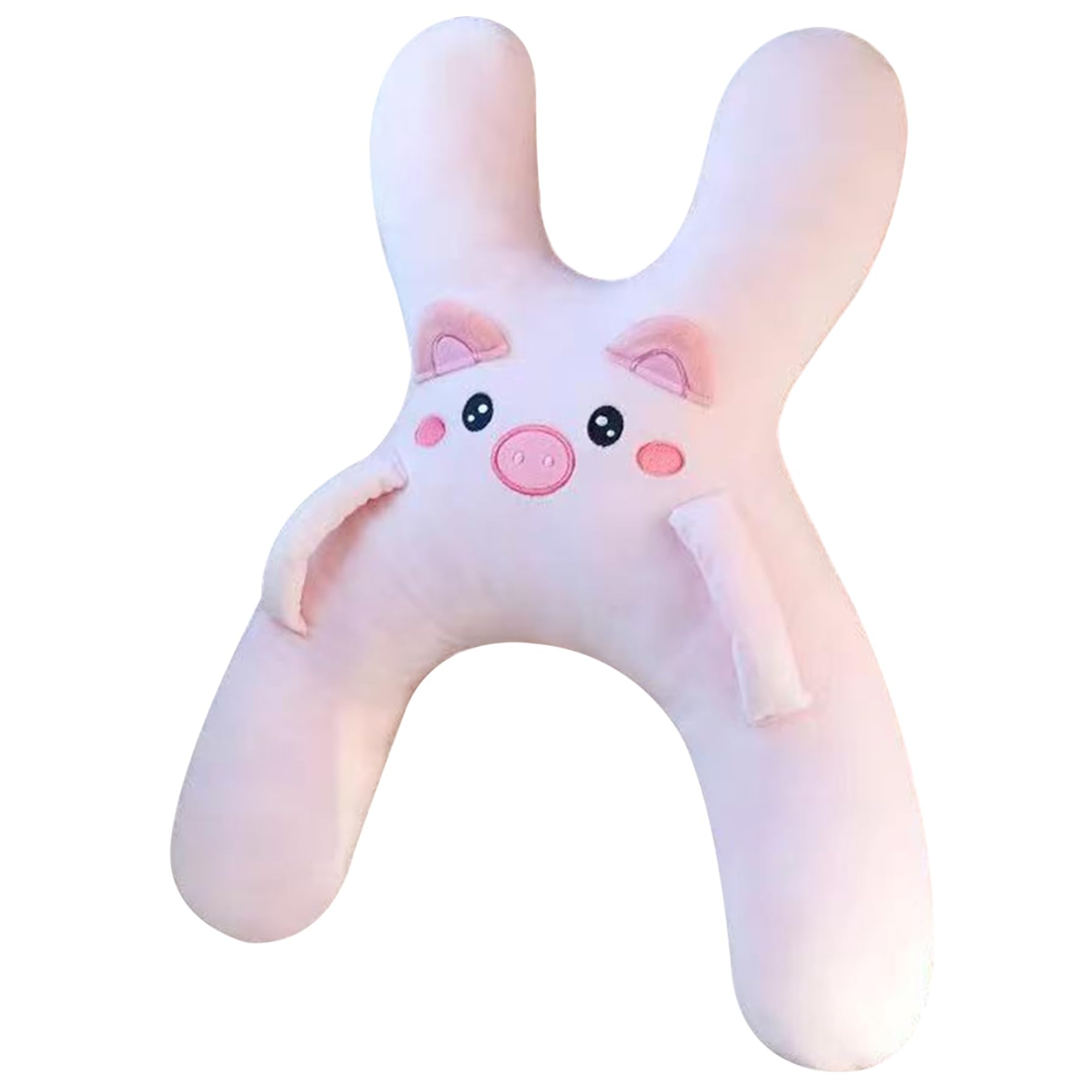 Oreiller de Voiture pour Enfants en Forme de H, Support tête réglable, Oreiller Voiture pour Enfants avec poignée, Lavable en Machine pour Un Meilleur Sommeil, Style 1