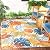 SAFAVIEH Cabana Collection Area Rug - 9' x 12', Creme & Red, Botanical Design, Non-Shedding & Easy Care, Indoor/Outdoor & Washable-Ideal for Patio, Backyard, Mudroom (CBN831A)