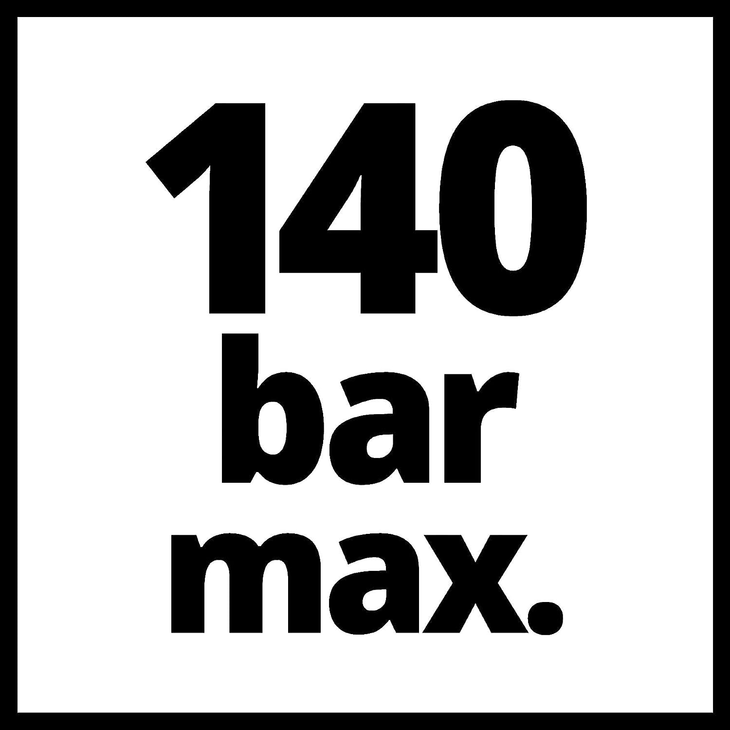 Einhell Idropulitrice Te-Hp 140 (1900 W, Max. 140 Bar, Quick-Couple-System, Include Tubo Flessibile ad Alta Pressione, Pistola, Lancia, Vari Ugelli, Spazzola, Serbatoio per Detersivo)