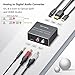 YITROX Analog to Digital Audio Converter, RCA & 3.5mm to Optical & HDMI Audio Converter, Svideo to HDMI Converter