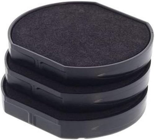 Trodat Cartucho de Tinta de Repuesto 6/4642 - Paquete de 3 Color Negro