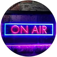 On The Air Studio Dual Color LED Enseigne Lumineuse Neon Sign White Et
