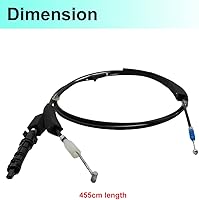 Vista 6 de Cable de liberación del pestillo de la cerradura de la puerta del maletero y tapa de combustible para Honda Civic 2006 2007 2008 2009 2010 2011