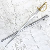 Vista 3 de Medieval Warrior 1840 Espada NCO del ejército de los Estados Unidos con vaina de acero