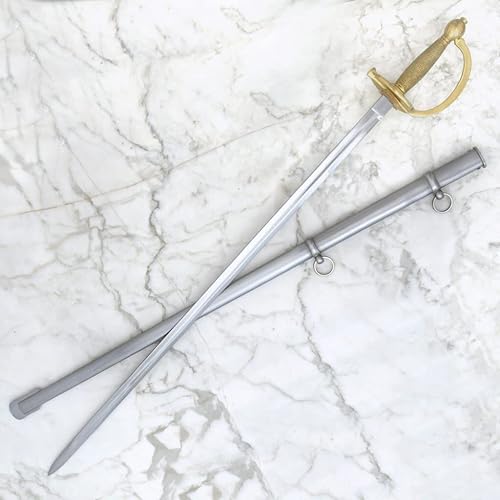 Miniatura 3 de Medieval Warrior 1840 Espada NCO del ejército de los Estados Unidos con vaina de acero