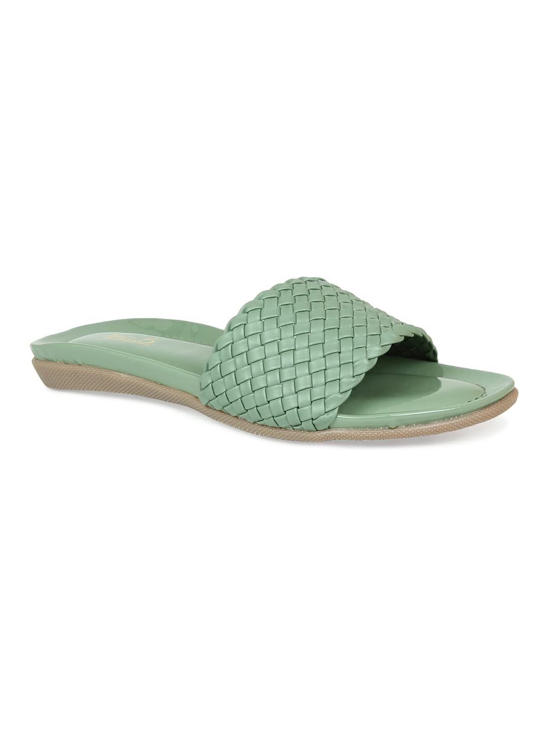 Inc.5 Shoes Women Flat Fashion Sandal 100781_Green (B09NNMSKHS) Amazon Price History, Amazon Price Tracker