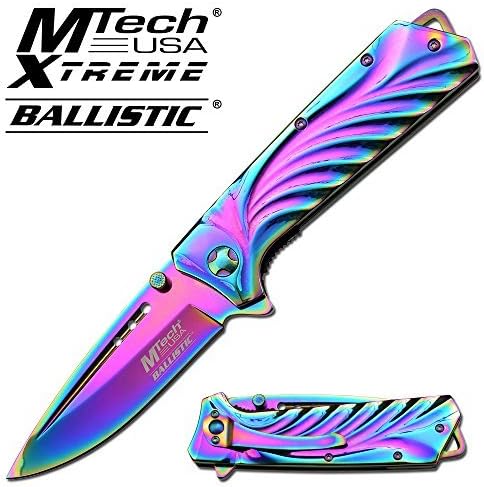 MT-A830RB MTECH USA QOZrD MT-A830RB JseLsA 5" CLOSED SPRING ASSISTED FOLDER ajuiioptr 4567fffg 567ybghjk SPRING ASSISTED KNIFE5" taabrt CLOSED LENGTHSTAINLESS STEEL 3.5MM PLAIN BLADERAINBOW TITANIUM COATED BLADESTAINLESS STEEL RAINBOW TITANIUM COATED HANDLEHANDLE WITH mr87fZ2YaZ LANYARD HOLEINCLUDES POCKET CLIP