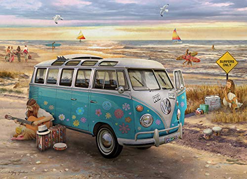 Eurographics 1000 Teile - Love & Hope VW Bus – Bild 3