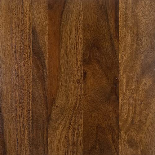 Image of STRATA FURNITURE Solid Sheesham Wood Loddin Nested Side Table | Space-Saving Wooden Bedside Table Furniture | Nightstand for Living Room Home (Set of 3, Natural Finish)