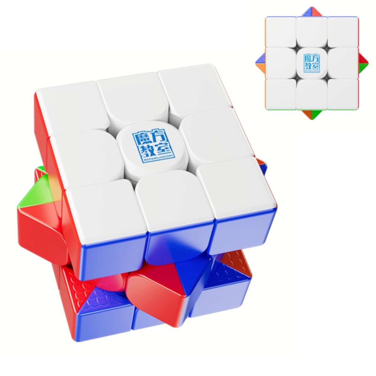 Bokefenuo Meilong 3x3 Magnetic UV Speed Cube Moyu Meilong 3M V2 Stickerless UV Edition 3x3x3 Speed Cube Toys