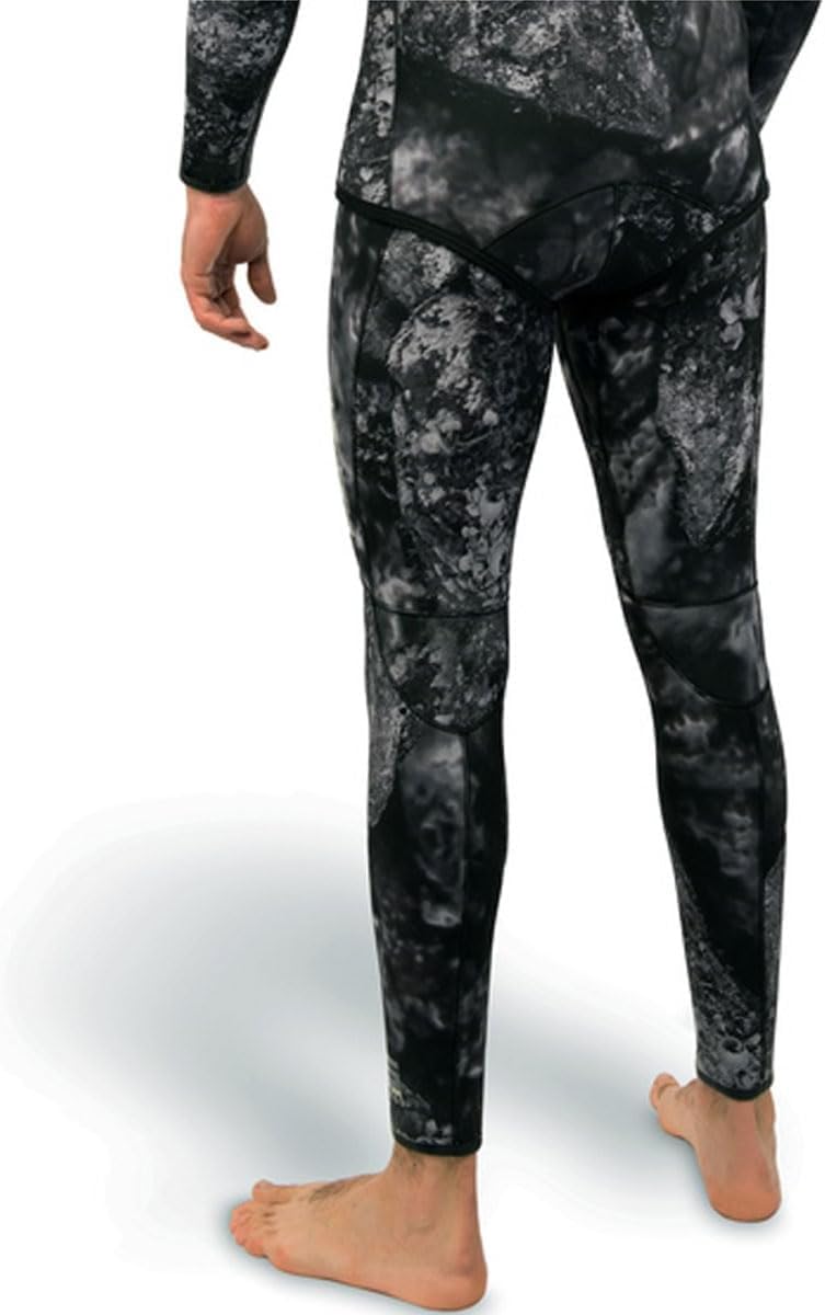 O.ME.R. Omer 3mm Blackstone Unisex Pants Wetsuit - Medium, Gray Camo