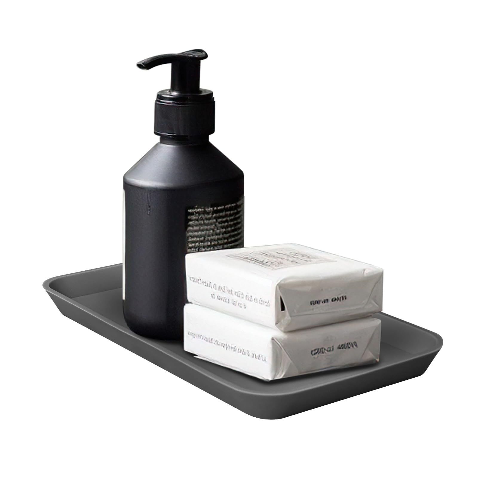 Amazon.com: Countertop Vanity Tray, Bathroom Silicone Shatterproof Tray ...