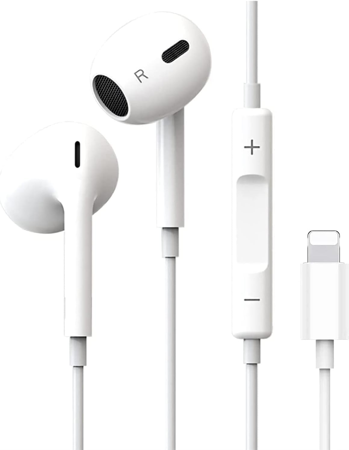 iPhone イヤホン有線 [MFi正規認証品] 有線 イヤフォン純正 HIFI透明な音質 重低音 マイク付き 通話対応 音量調整 ヘッドホン コンパクト iPhone14/13/12/11/SE/X/XS/XR/XS Max/8/8P/7/7P/iPad/iPod対応 (I4)