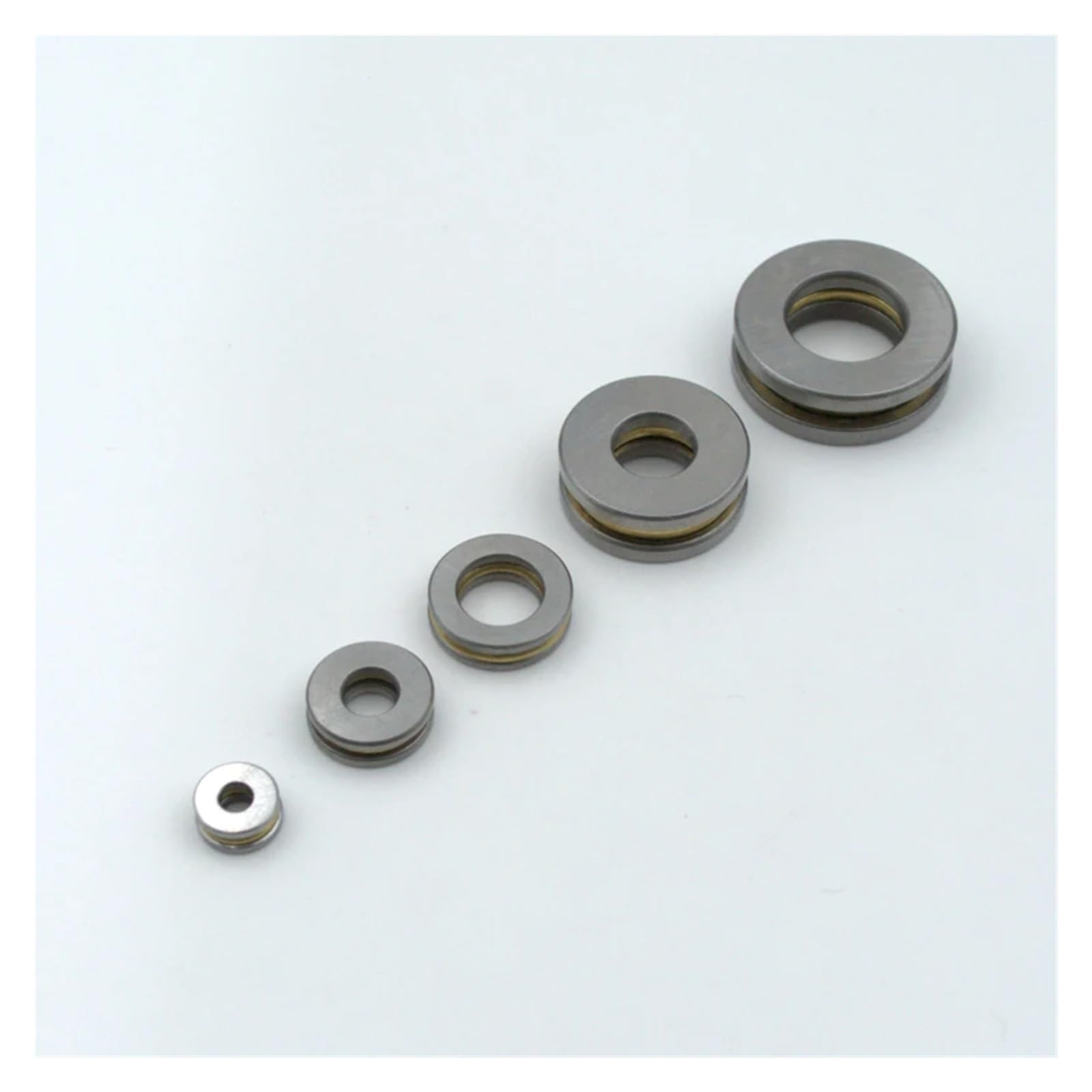 5 piezas F8-16M 8x16x5mm F8-16 rodamiento plano en miniatura 8 * 16 * 5mm rodamiento de bolas de empuje(F10-17M 10x17x5mm)
