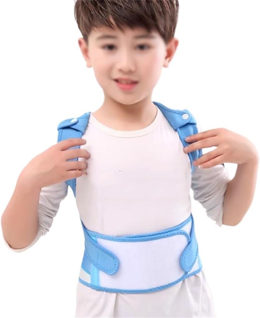 Student Hunchback Orthotics Breathable Posture Sitting Correction Spine Invisible(Large)