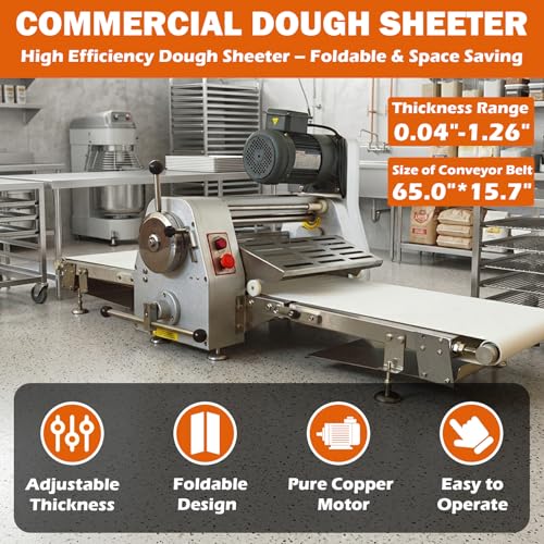 Commercial dough sheeter machine
