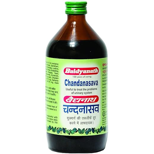 Baidyanath Chandanasava - 450ml Sandalwood Tonic - 450ml