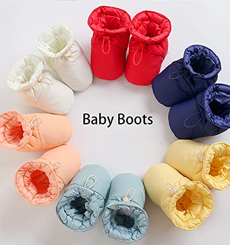 Junneng Baby Newborn Thick Hooded Winter Snowsuit Romper Boy Girl Snow Wear With Boots (6-12 Months, Purple) #TOP5