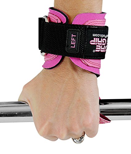 Image of Cobra Grips Weight Lifting Gloves with Adjustable Neoprene Padded Wrist Wraps - Heavy Duty Alternative to Power Lifting Hooks for Deadlifts