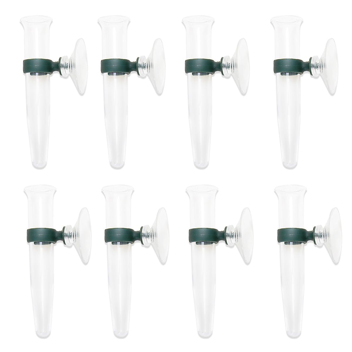LNQ LUNIQI Plastic Floral Tubes, 8-Pack Clear Flower Water Tubes