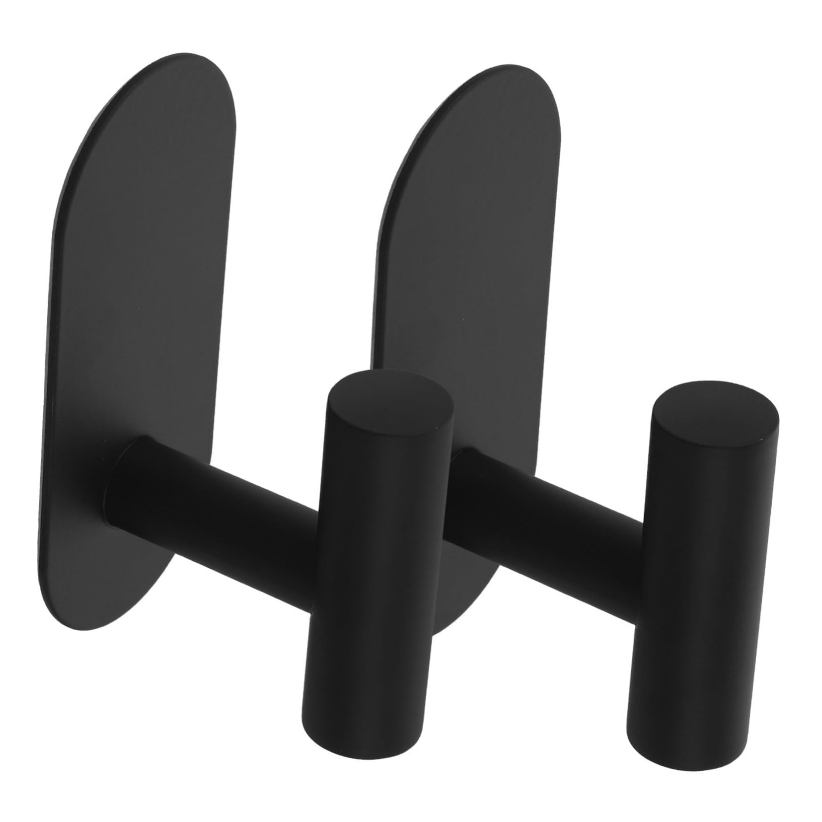 UKCOCO 3 Series Gancho Adhesivo De Acero Inoxidable Gancho De Toalla Negro Para Mate Conformado Ganchos Negros Ganchos De Mochila Gancho De Pared De Acero Inoxidable Toallas 2 Piezas X 3