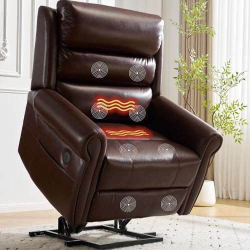 Dual Motor Power Lift Recliner Chair for Elderly with Adjustable