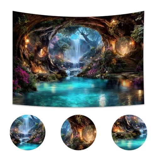 Fondo Fotográfico Fairy Woodland 7Wx5H Pies Poliéster miniatura 3